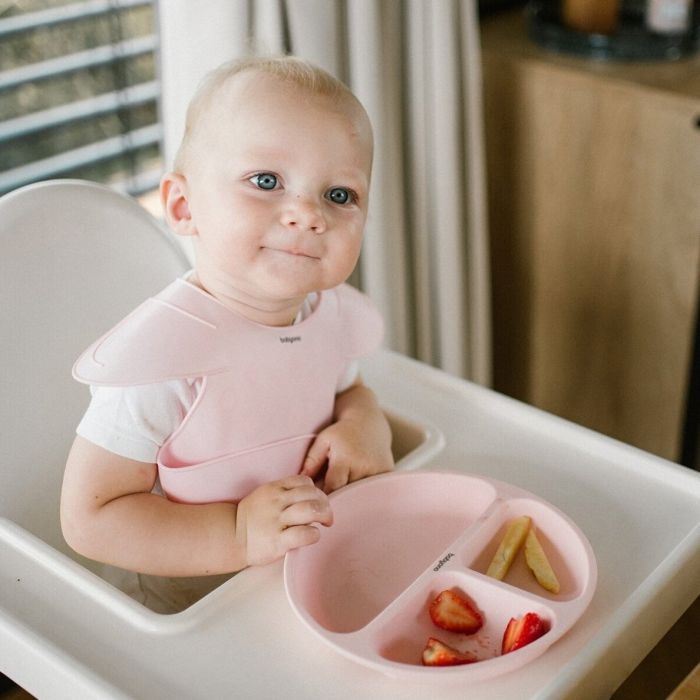 Beebi pudipõll silikoonist Babyono 1639/02 roosa