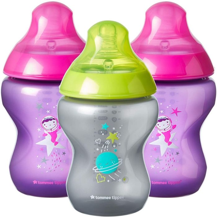 Lutipudelid Tommee Tippee, 0k+ 260ml 6 tk värviline