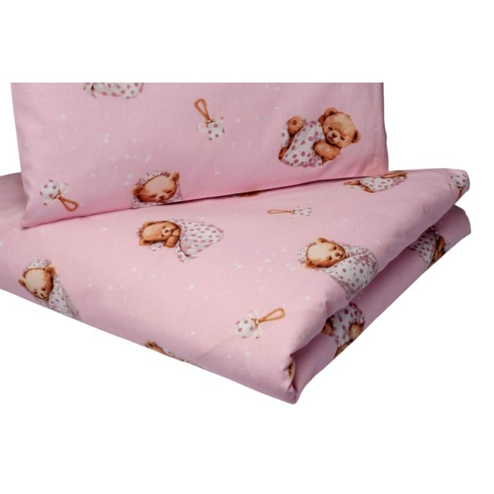Võrevoodi voodipesukomplekt  80x70cm "Baby girl" 