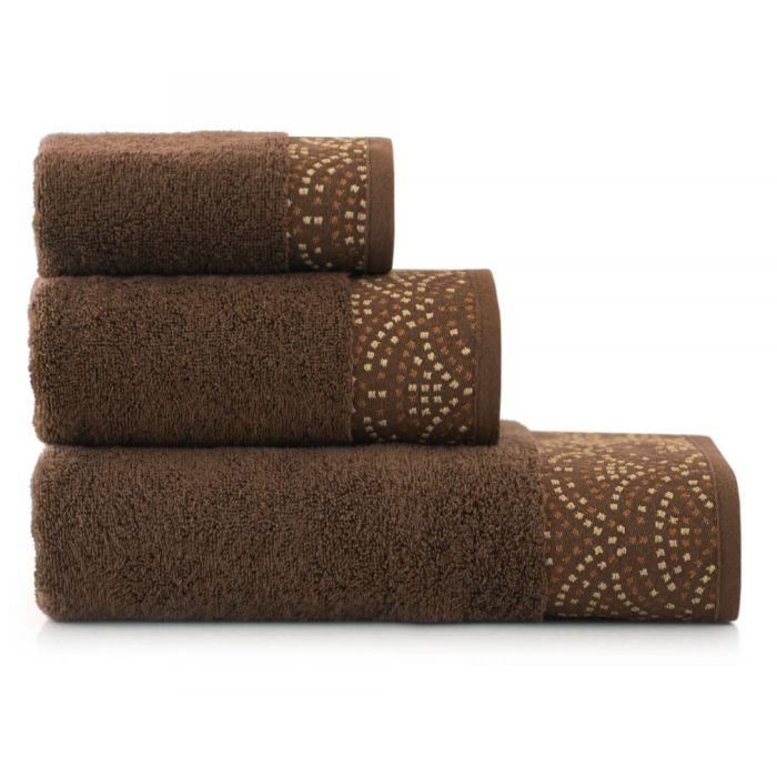 Rätik (Egiptuse puuvill) "Amore" pruun