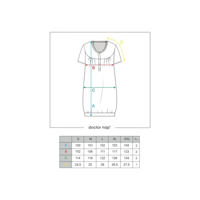 Puuvillane öösärk rasedatele naistele  "VERONA" beige S-XXL 