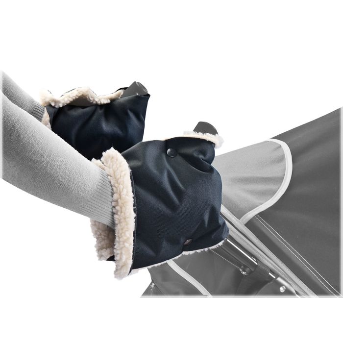 Kindad ja muhvid vankrisangele "Winter+" must