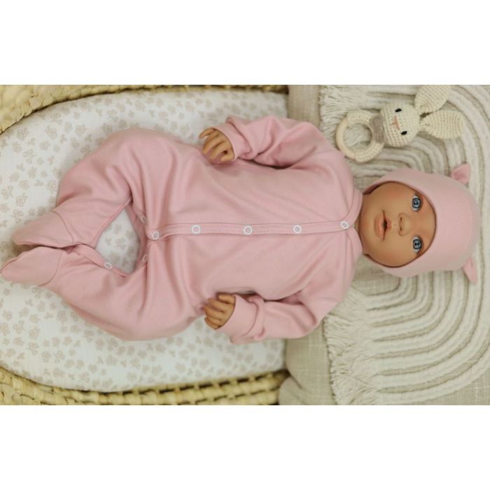 Tudukombe beebile "Blank" pale pink