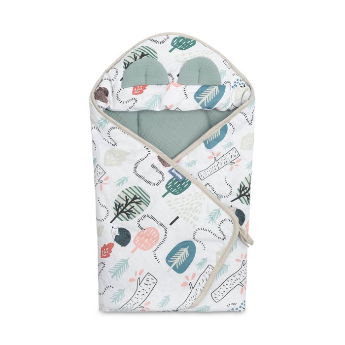 Soojakott vankrisse/turvatool  musliinist  "Archie" 90x90 cm 