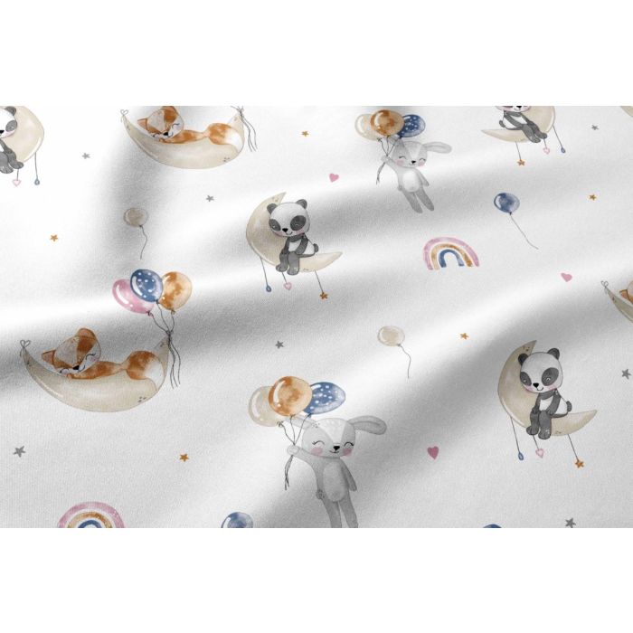 Voodipesu beebidele 135x100 "Family party" + voodilinad 120x60 