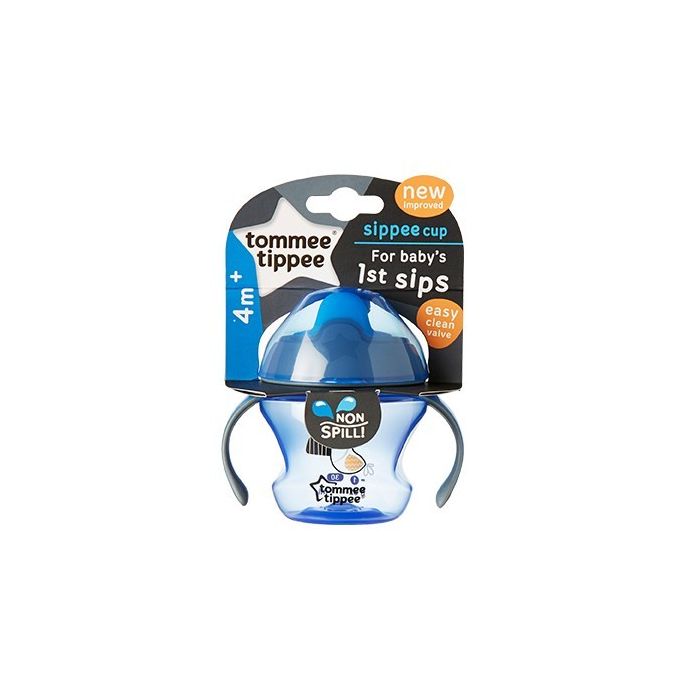Tommee Tippee beebi tass 4m+ Non spill 150 ml sinine