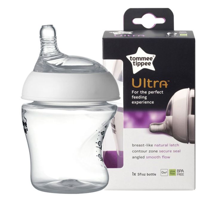 Lutipudel Tommee Tippee Ultra koos lutiga 0m+ 150ml 