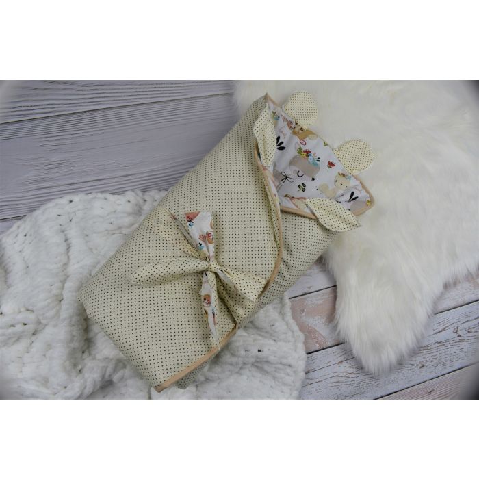  Ümbriktekk - mängumatt beebile 2in1 "Best friends" diameeter 88 cm