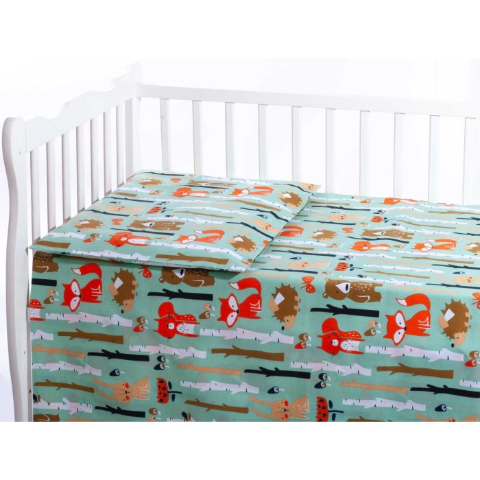 Beebi voodipesu 100x135 "Forest life" 