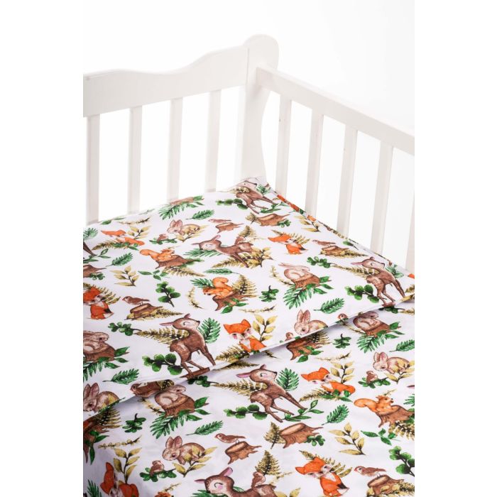 Beebi voodipesu komplektid 135x100 "Forest family"