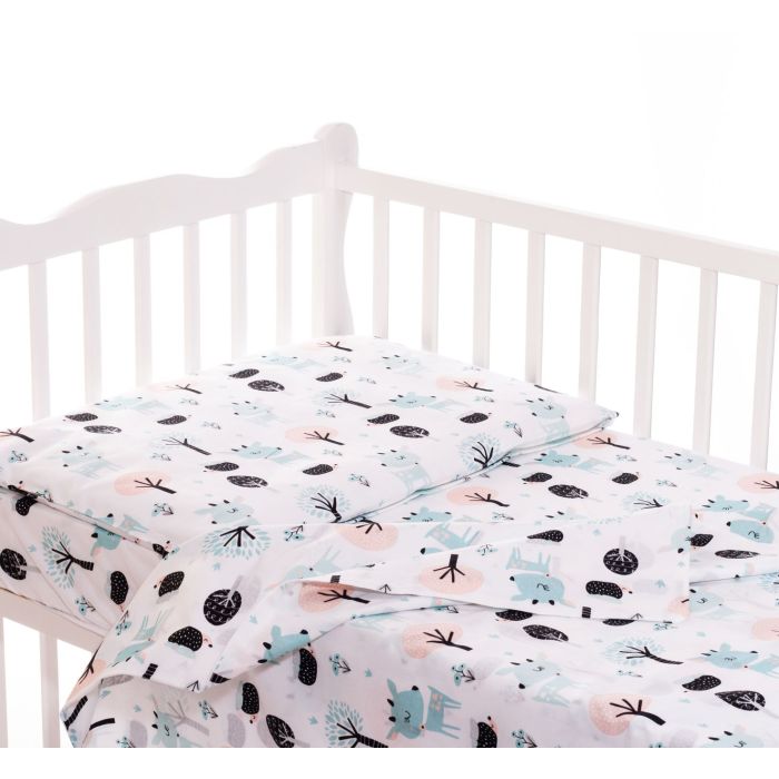 Beebi voodipesu 100x135 "Rudolf" valge