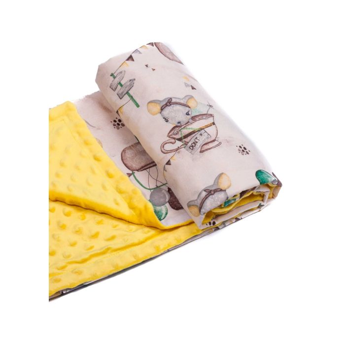 Beebitekk "Mouse" 100x75cm kollast värvi