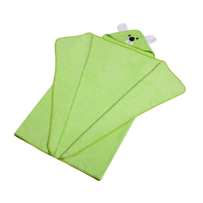 Beebi rätik "Koala" 120x100 cm roheline