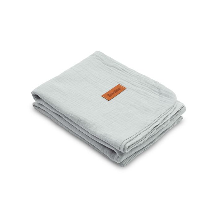 Musliin beebitekk "Vittoria silver" 75x100 cm 