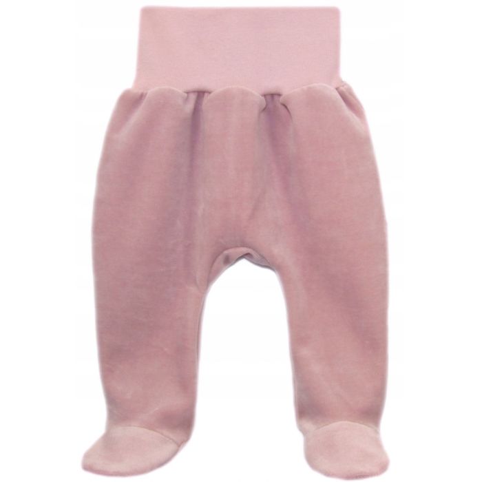 Beebi veluur püksid  "Powder pink" 