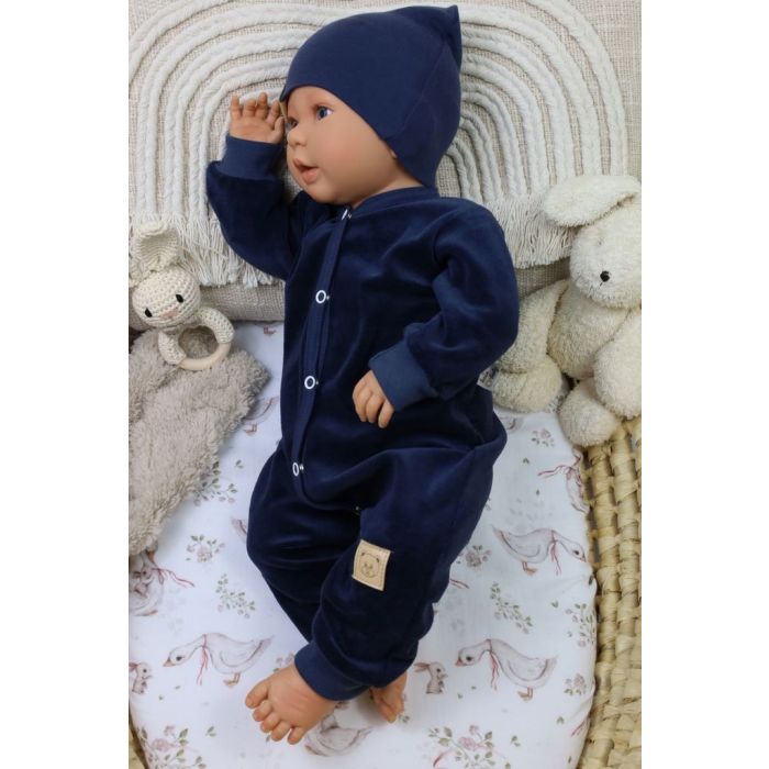 Tudukombe beebile "Velour navy"  