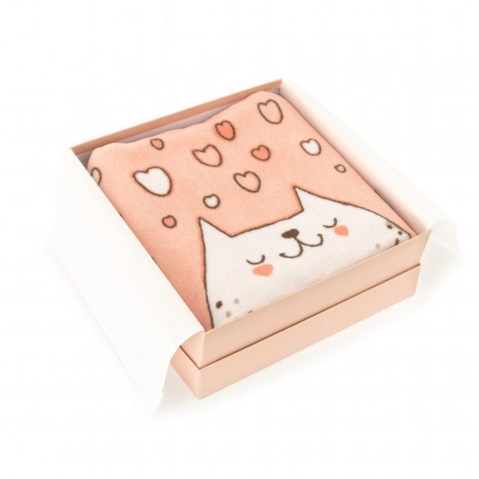 Veliuurist (kokvilna) beebi tekk  "Cats" 80x100 cm 