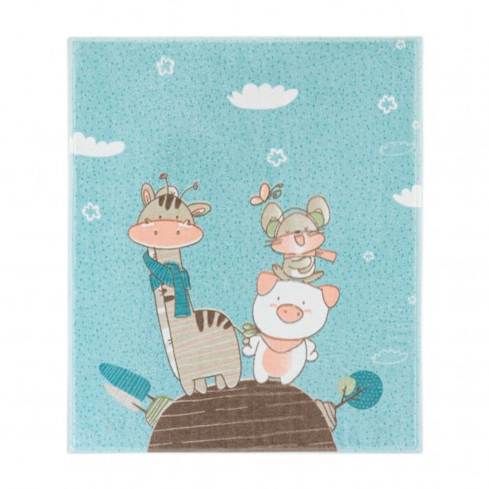 Veliuurist (kokvilna) beebi tekk  "Friends" 80x100 cm 