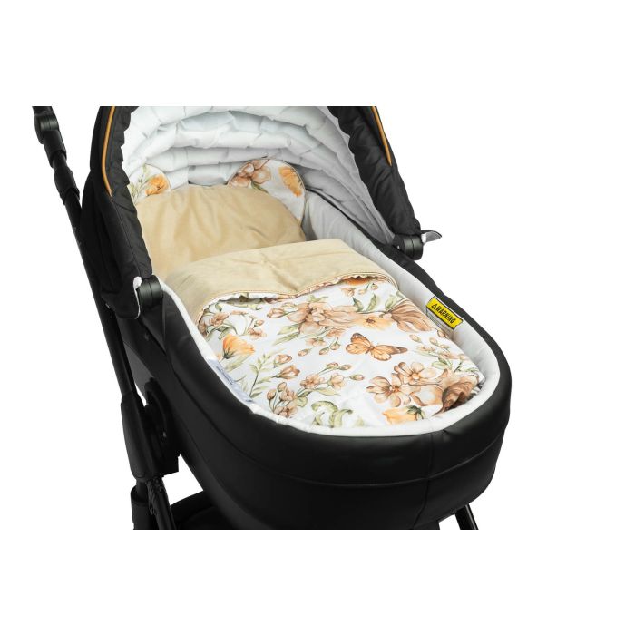 Beebitekk "Floral beige" 56x76 cm ja padi 36x28 cm