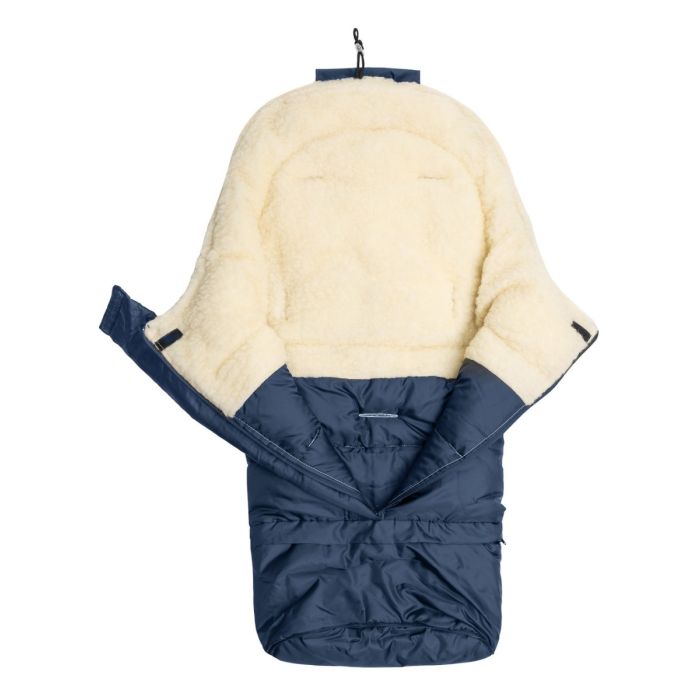 Soojakott kärusse  "Combi wool" Navy