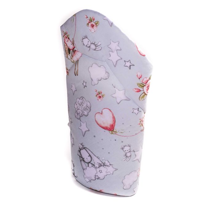 Beebi ümbriktekk "Bunny and Stars"