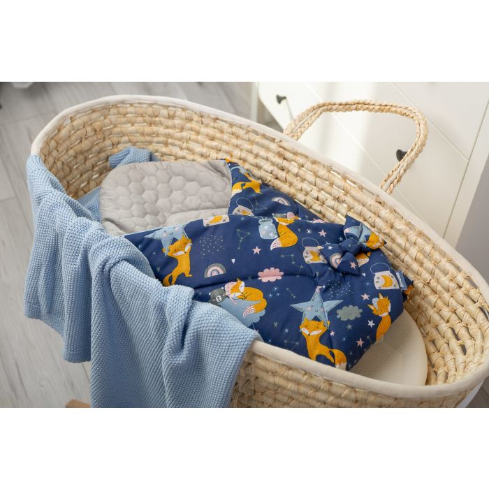 Beebi magamiskott (Kahepoolne) "Foxes", sinine