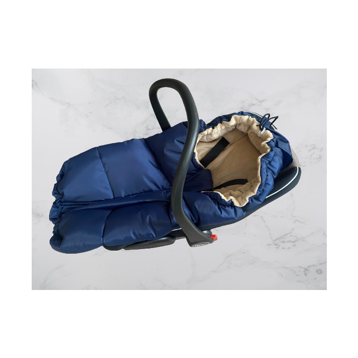 Soojakott kärusse  "Combi wool" Navy