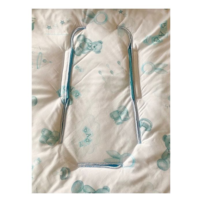 Turvahälli tekk ja soojakott  "Baby boy" 90x90 cm