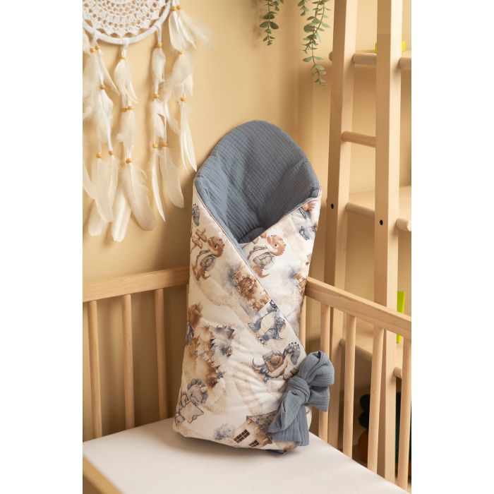 Musliinist ümbriktekk  beebidele "Draco"