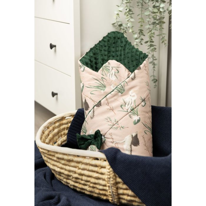 Beebi magamiskott (Kahepoolne)  "Birds" roheline