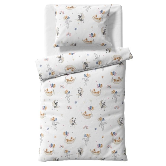 Võrevoodi voodipesukomplekt  80x70cm "Family party" 