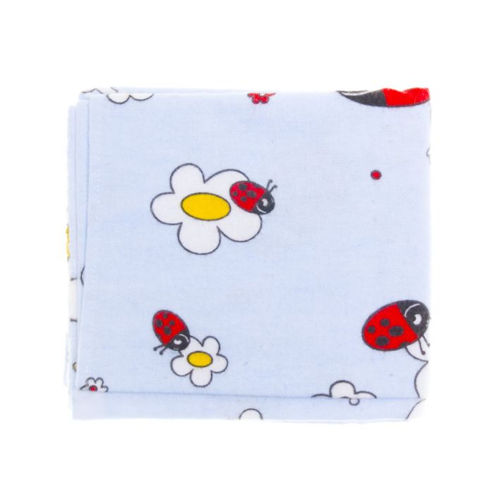 Beebi flanellist lapid 70x80cm 1tk, sinine