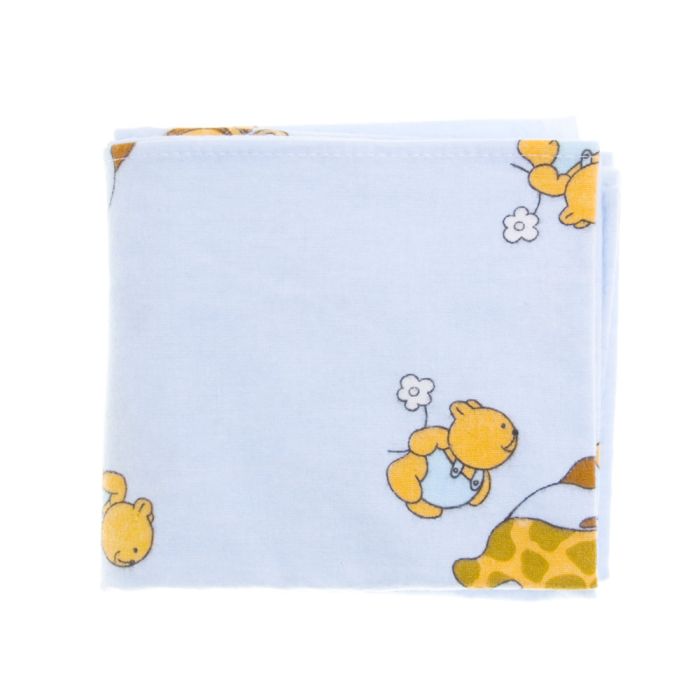 Beebi flanellist lapid 70x80cm 1tk, sinine
