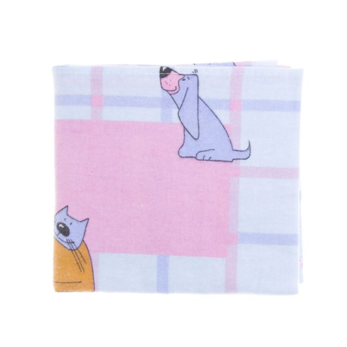 Beebi flanellist lapid 70x80cm 1tk, sinine