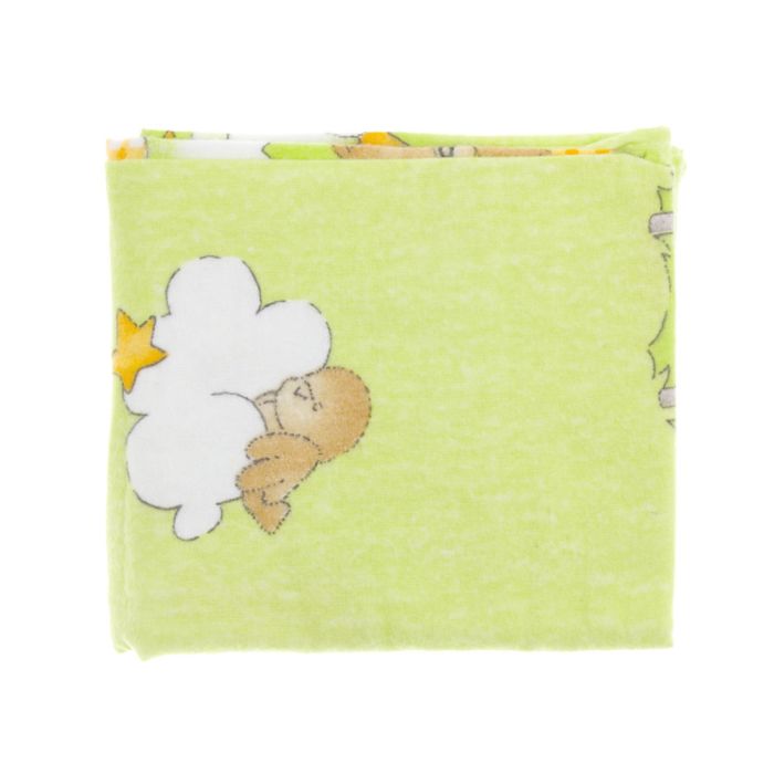 Beebi flanellist lapid 70x80cm roheline 1tk