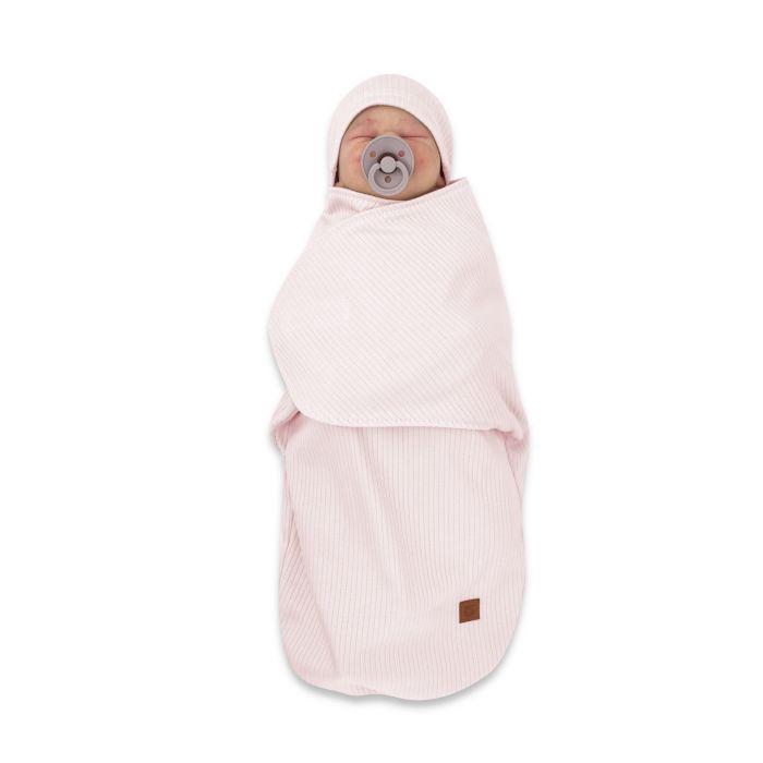 Beebi mähkimiskott "Leo" interlock soft pink
