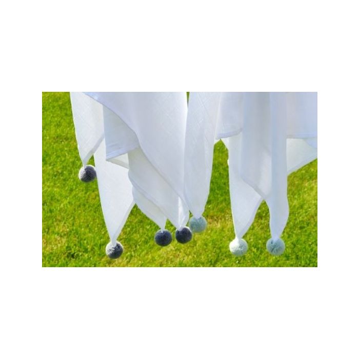 Merliukais kūdikiams su kutais - pomponais