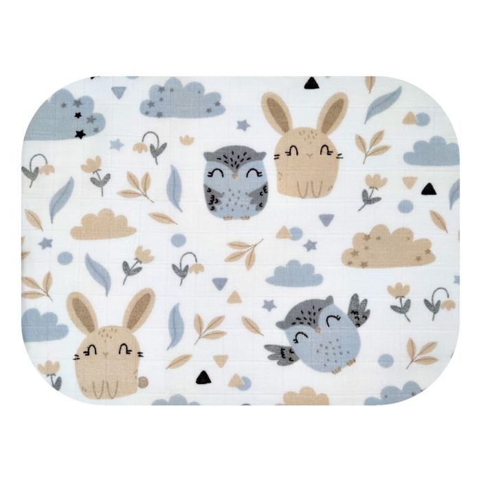 Musliinist lapid imikutele - mähkimislina 120x120cm 1 tk (vali värv))