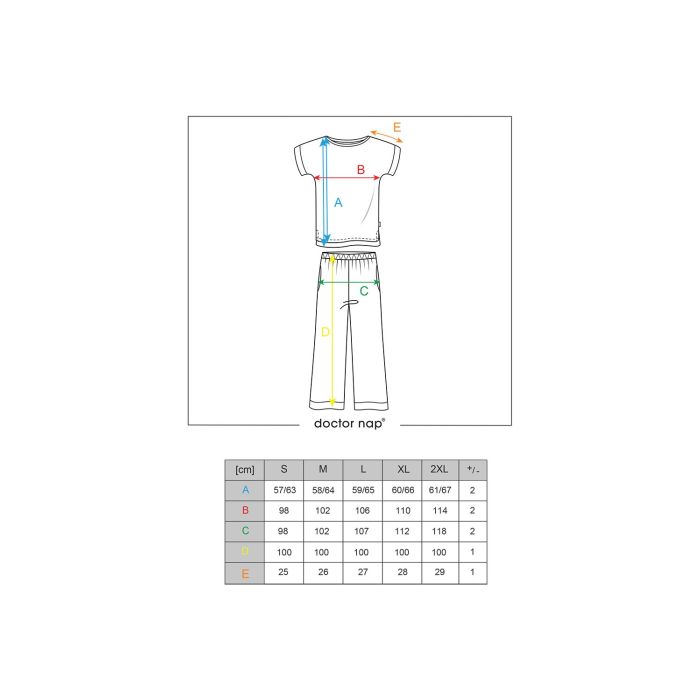 Naiste pidžaamad pükstega "Capri flowers" 