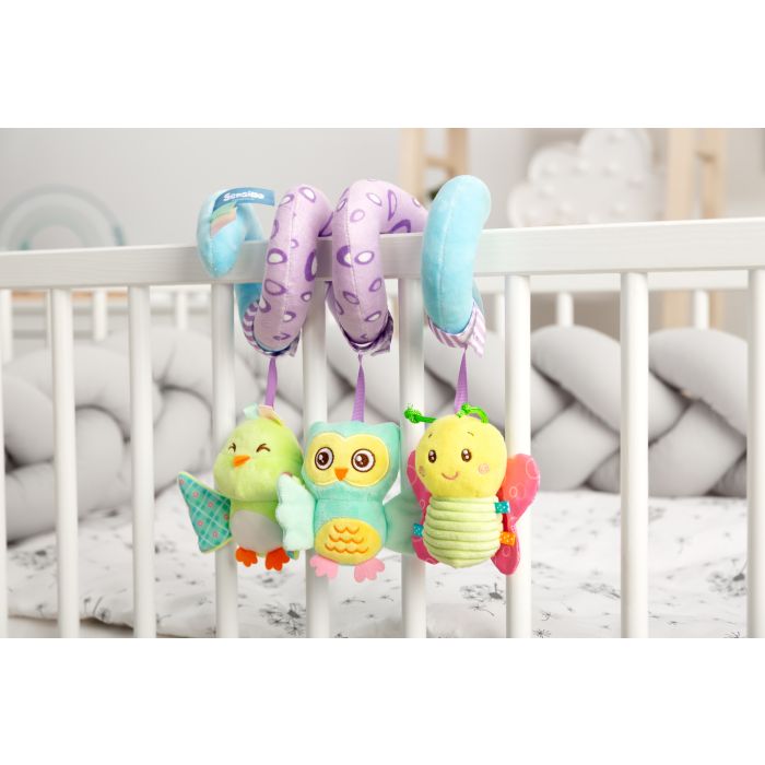 Pehmete mänguasjade spiraal "Owl" 