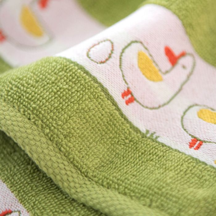 Beebi rätik (Egiptuse puuvill) "Duck green" 