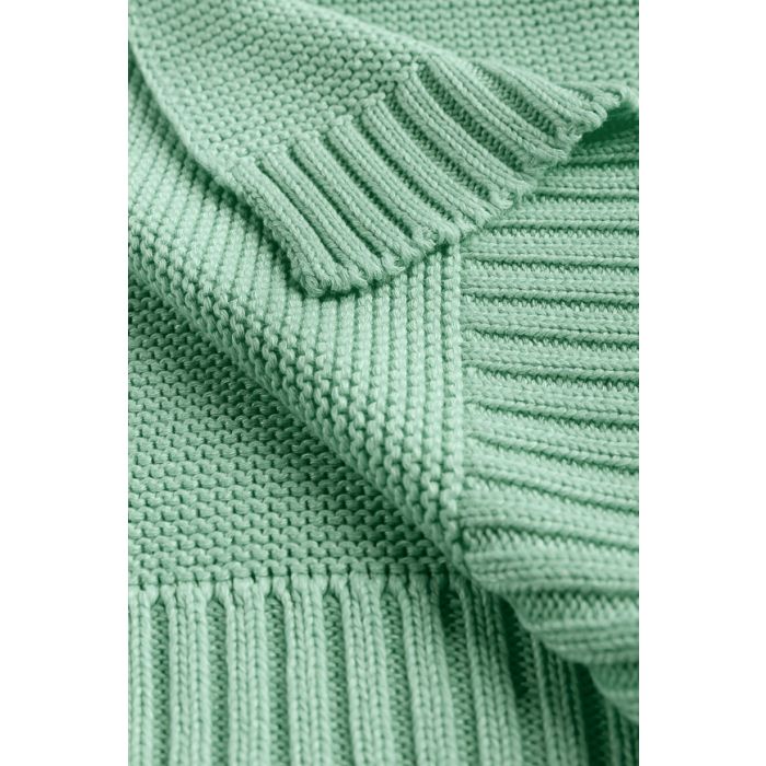 Kootud bambusviskoos beebitekk "Bamboo" 100x80 cm salvia