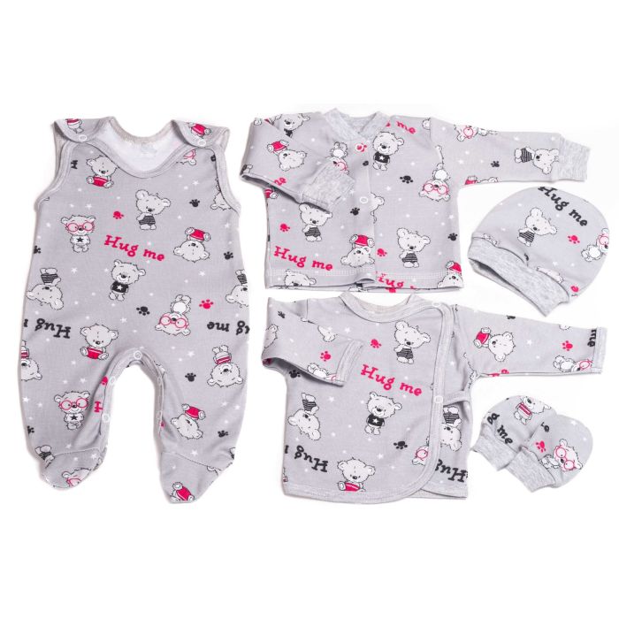Komplekt vastsündinule 5-e osaline "Hug me" hall