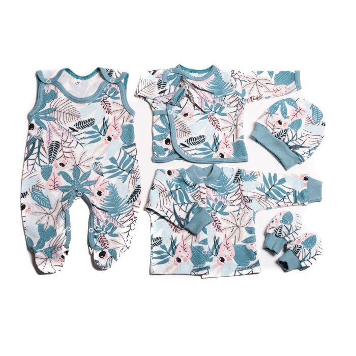 Komplekt vastsündinule 5-e osaline "Tropics iceberg"