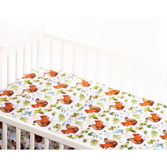 Voodipesu beebidele 135x100 "Nut lovers"  