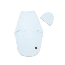 Beebi mähkimiskott "Leo" interlock soft baby blue
