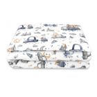 Voodipesu beebidele 135x100 "On road blue"