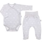 Beebiriided 2 osaline "Bear glamour grey"