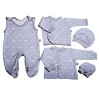 Komplekt vastsündinule 5-e osaline "Bear glamour grey"