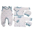 Komplekt vastsündinule 5-e osaline "Bear glamour" valge